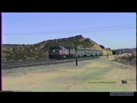 Classic Railroad Series 519 - Amtrak and Santa Fe at Cajon Summit August 11, 1988