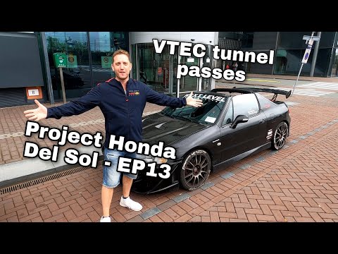 Project Honda CRX del Sol - VTEC tunnel passes - EP13