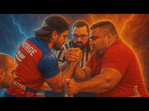 Sindre Halland Thorbjørnsen master men +110 finale EM 2025 #håndbak #armwrestling #WAF