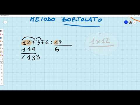 Divisione a due cifre al divisore (met. Bortolato)