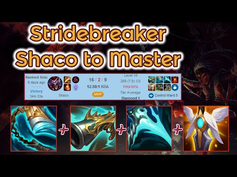 Assassin Stridebreaker Shaco Jungle to Master -S12[League of Legends] Full Gameplay - Infernal Shaco