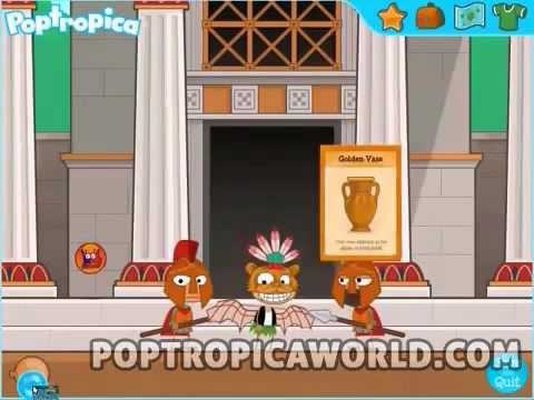 YouTube video about: Where is the golden vase in poptropica?