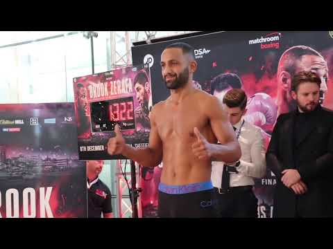 WARRINGTON OR FRAMPTON AWAITS! KID GALAHAD v BRAYAN MAIRENA **OFFICIAL** HEAD-TO-HEAD @ WEIGH-IN