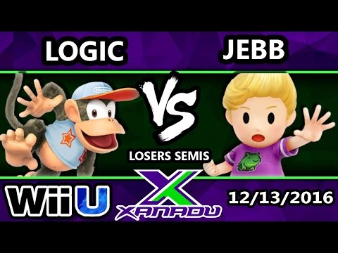 S@X 180 - VGBC | Logic (Diddy Kong) Vs. Ill | Jebb (Lucas) - SSB4 Losers Semis - Smash for Wii U