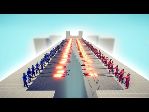 50x RANGED UNITS TOURNAMENT - Totally Accurate Battle Simulator TABS