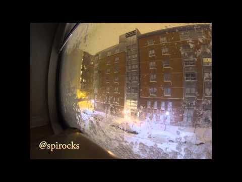 Blizzard of 2013 Boston (Nemo) Time Lapse Video