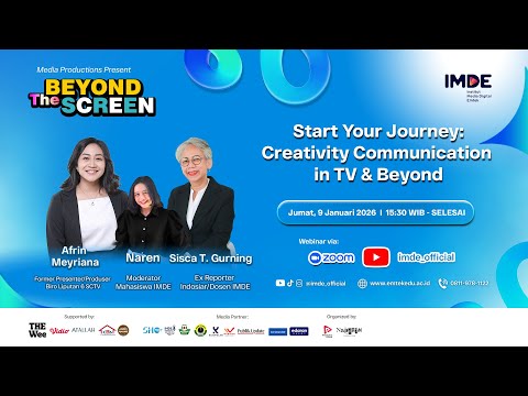 BEYOND THE SCREEN : "Start Your Journey : Creativity in TV & Beyond"