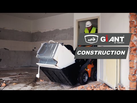 GIANT-LADER UND SKIDSTEERS FÜR BAU- UND ABBRUCHARBEITEN