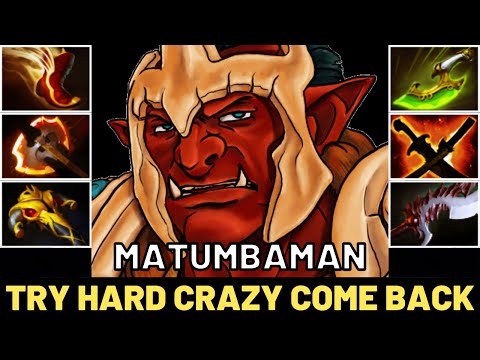 MATUMBAMAN Troll Warlord Try Hard Crazy Come Back 7.29 Dota 2