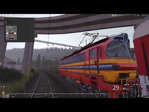 TRS19 Class 240 (Škoda 47E) Passenger Train Operation