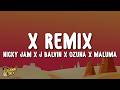 X Remix Nicky Jam X J Balvin X Ozuna X Maluma Letra Lyrics