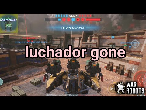 Luchador get out of the battle by sharanga bulava War Robots chomrauen