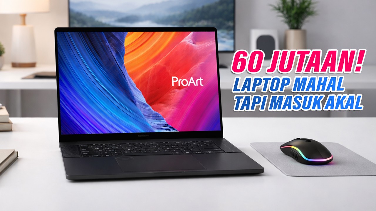 Nyobain Laptop 60 JUTA Buat Content Creator! ASUS ProArt P16 Indonesia Review