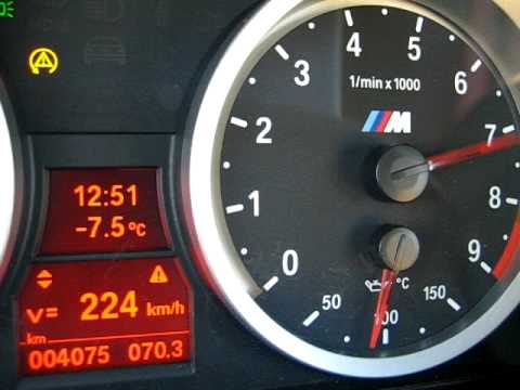BMW M3/E92 G-POWER SK 2 Supercharger 0 to over 200 km/h