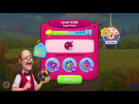 Homescapes🏠: Beat Level 4126-4127 - Gameplay (Android | iOS)