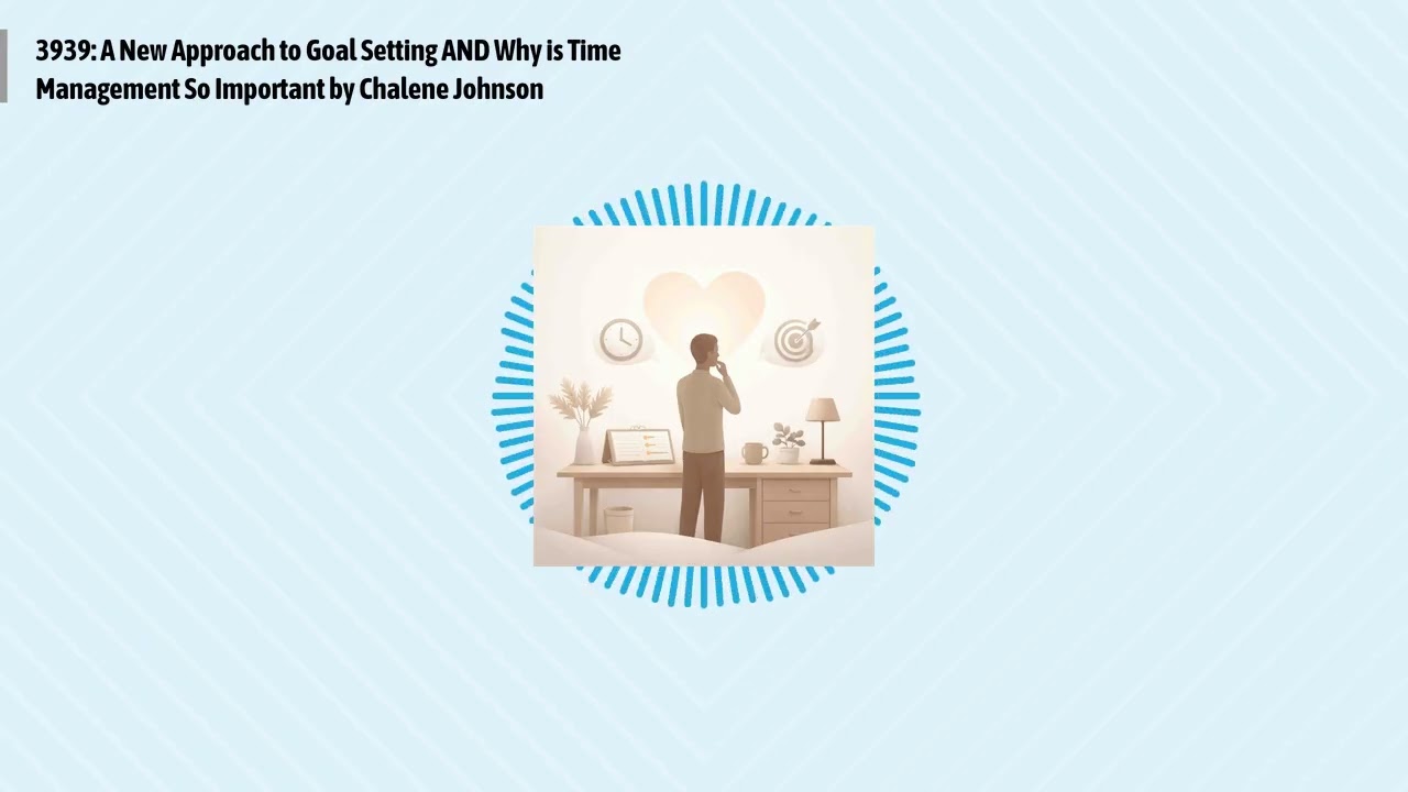 3939: A New Approach to Goal Setting AND Why is Time Management So Important by Chalene Johnson...
