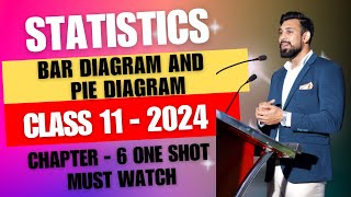 Presentation of Data - Bar Diagram and Pie diagram | Chapter 6 | Statistics  | Class 11 | ONE SHOT