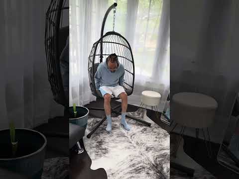 Relax in style with this versatile egg chair! #eggchair #furniture #homedecor