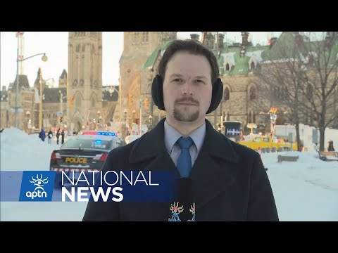 The blockade of Ottawa’s downtown core appears to be coming to an end | APTN News