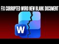 Fix Microsoft Word: How to Repair a Corrupted Blank Document Template (Normal.dotm)