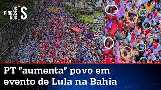 Lula publica foto ‘fake’ nas redes sociais com pessoas duplicadas