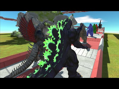 SUPER GODZILLA VS GIGAN FINAL WARS  DEATH RUN - Animal Revolt Battle Simulator