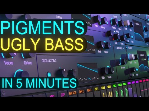 Wanna hear an Ugly Bass in Arturia Pigments 4? Sound Design Tutorial