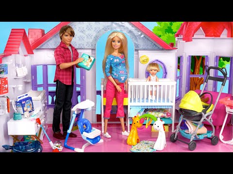 Barbie and Ken are Making New Room for Baby Doll in Dreamhouse