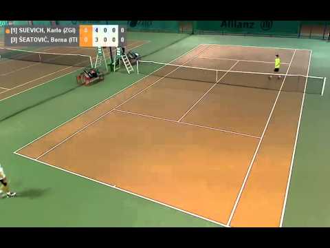 Cro National Indoors Championship Boys U14 Final - Suevich-Šeatović