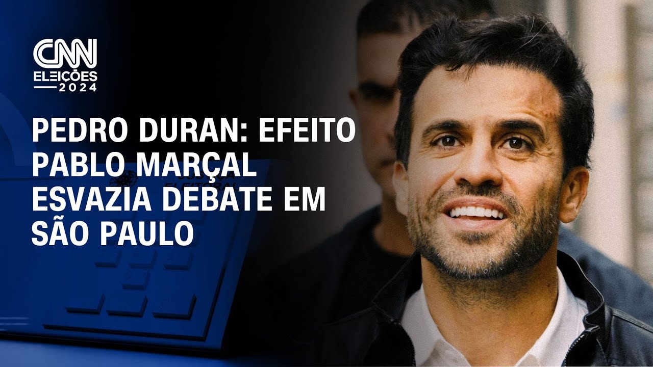 Pedro Duran: Efeito Pablo Marçal esvazia debate em São Paulo | LIVE CNN