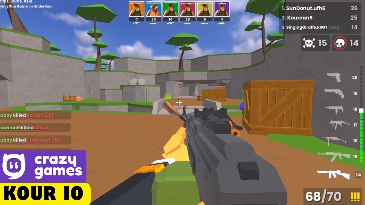 Kour.io: A New Benchmark in Multiplayer IO FPS Games