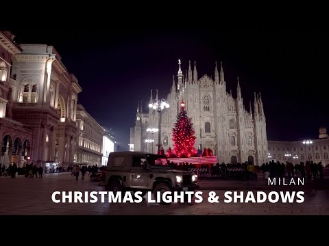 Milan Christmas Light & Shadows - 4K HDR