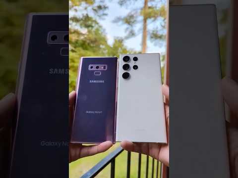 Samsung galaxy S23 ultra vs Samsung galaxy note 9 camera testing #shortsfeed #youtubeshorts #shorts