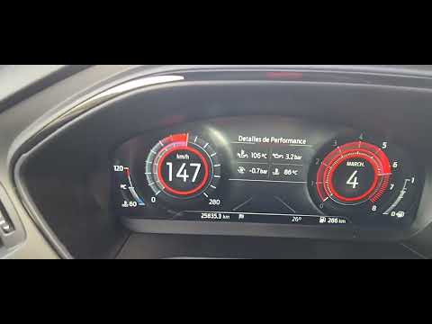 Ford Focus ST Mk4 / 80-200 Km/h saliendo desde 3ª - (3rd-5th gear pull).