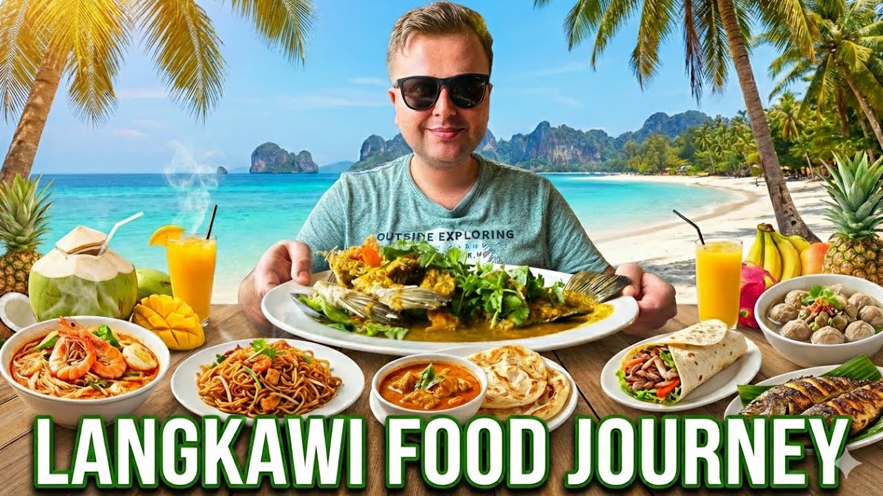 Langkawi Food Tour in Pantai Cenang 🇲🇾 | What to Eat on Malaysia’s Island Paradise (+prices)