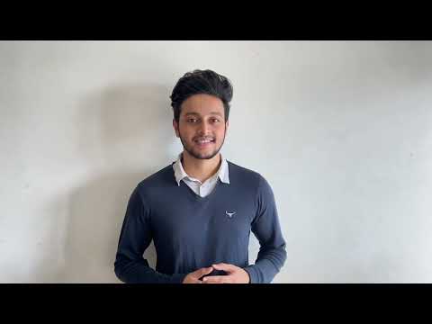 Kaustubh Mukherjwe Introduction Video 