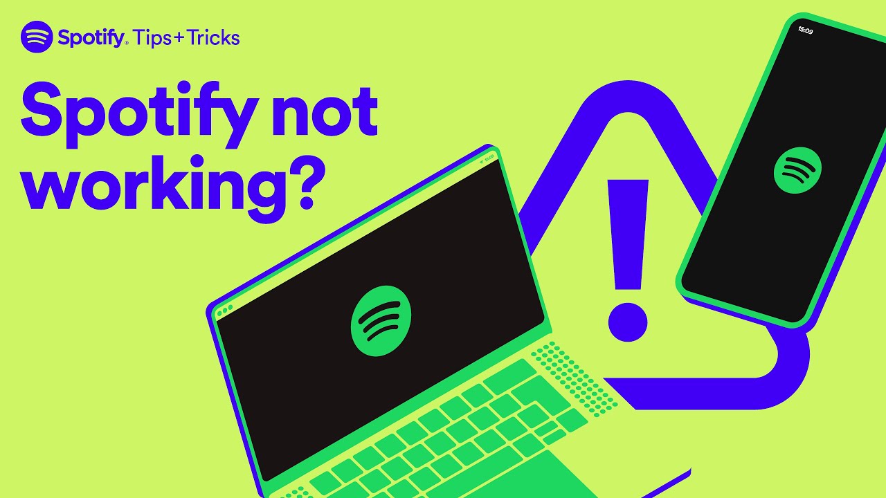 Help for when your Spotify app isn't working - YouTube