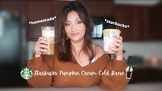 Starbucks Pumpkin Cream Cold Brew at home!
