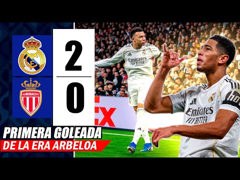 REAL MADRID vs MÓNACO 6-1 | GOLES y RESUMEN del PARTIDO |  Champions League 2026