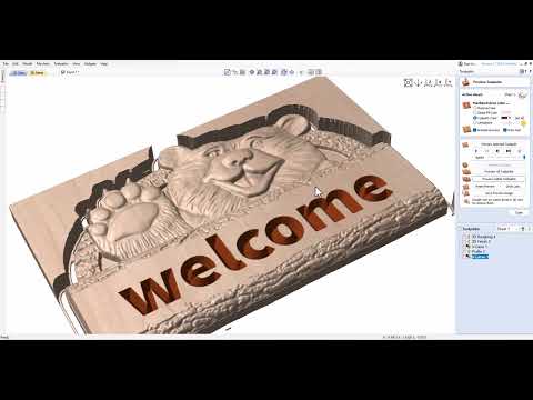 how to create a toolpath template in VCarve Pro