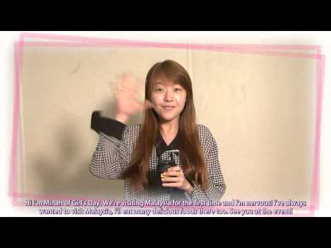 [ENG SUB] 121004 Girl's Day's Message to DAI5Y in Malaysia (WBS K-POP Storm in Malaysia)