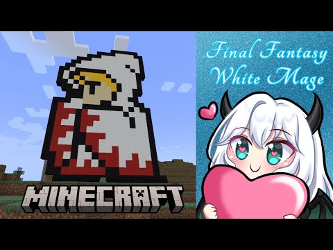 Ultimate White Mage Build Tutorial in Minecraft!