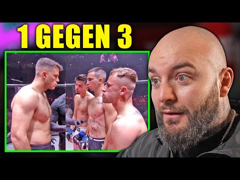 DREI 60KG Fighter GLEICHZEITIG gegen EINEN 100KG Mann!  RINGLIFE