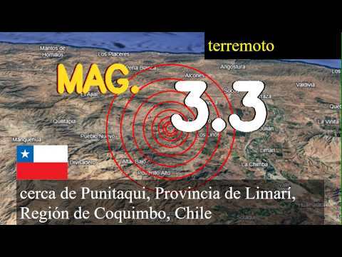 Terremoto cerca de Punitaqui, Provincia de Limari, Región de Coquimbo, Chile actualizaciones en viv