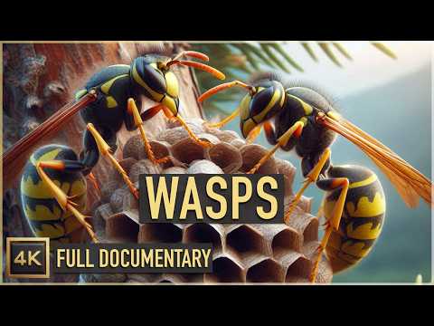 The Secret Life of Wasps: Nature’s Fierce Architects | 4K