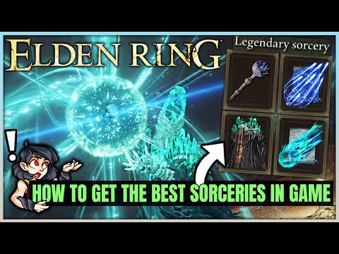 How to Get the OP LEGENDARY Sorceries + Best Glintstone Staff - Comet Azur - Elden Ring Spell Guide!