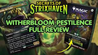 MTG Secrets of Strixhaven | Witherbloom Pestilience Commander Deck | Deck Breakdown & New Cards!