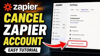 How to Cancel Zapier Account - Easy Tutorial