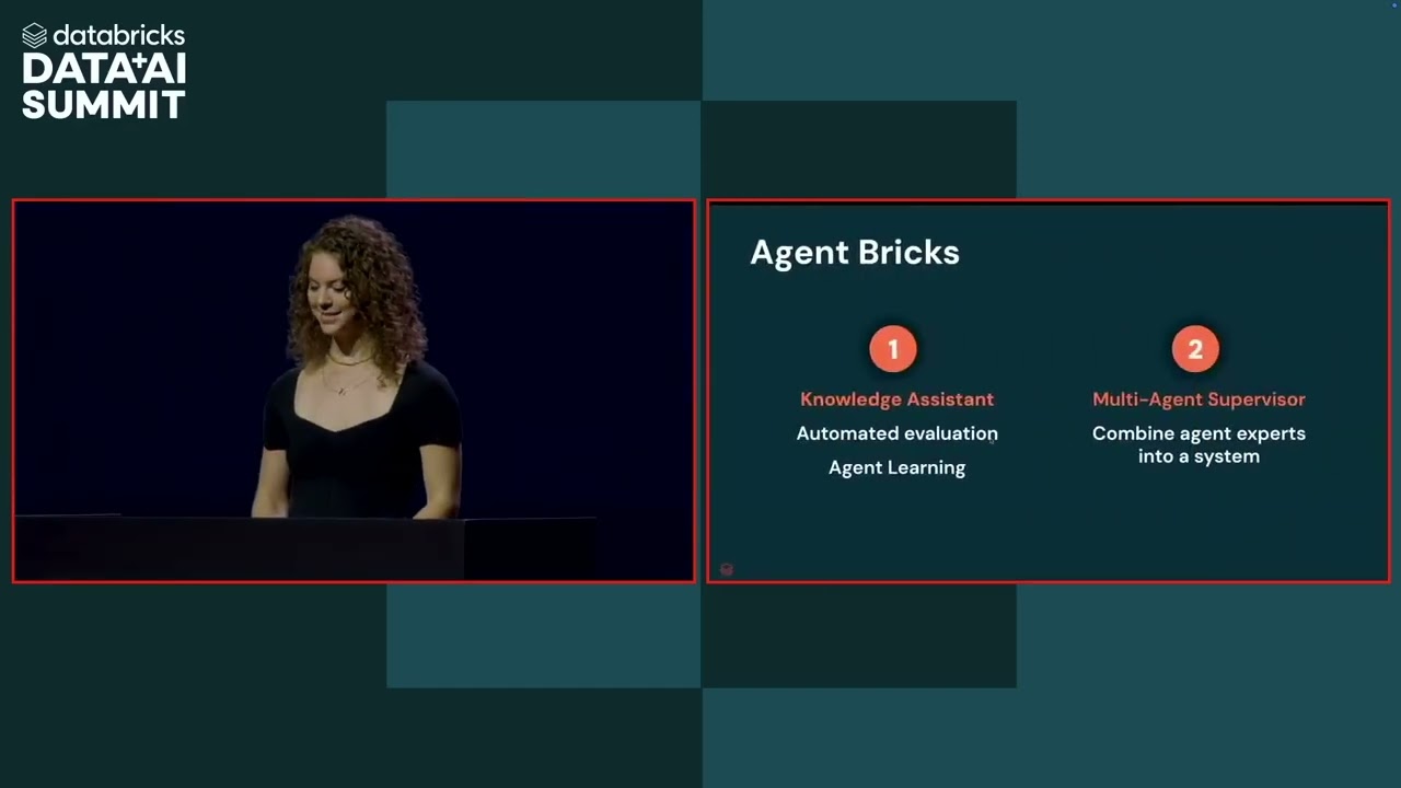 Agent Bricks Demo from the Data+AI Summit 2025