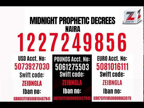 Midnight Prophetic Decrees with Pastor Onyedikachi Ojiako. 14th August, 2023